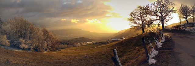 Villages autour de Grenoble, dans le Grésivaudan 